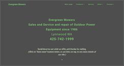 Desktop Screenshot of evergreenmowers.com